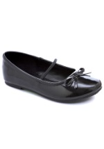 Girls Black Ballet Flats