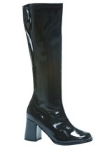 Adult Costume Black Gogo Boots Update Main