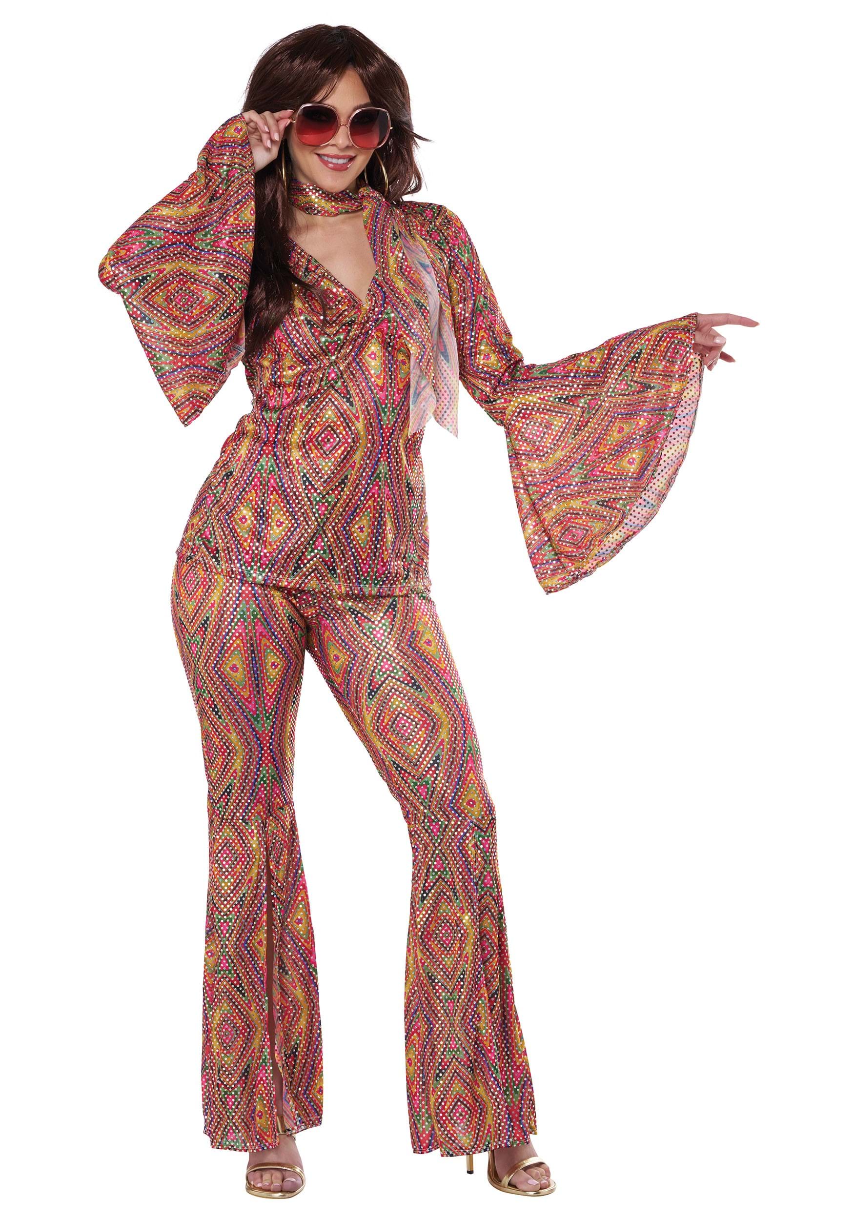 1970s Womens Discolicious Costume