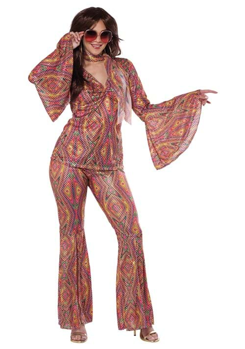 Womens 1970s Discolicious Costume