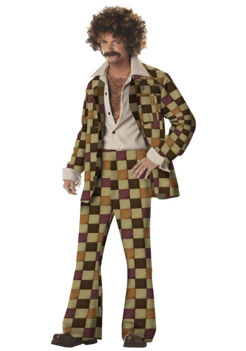 Mens Disco Leisure Suit Costume