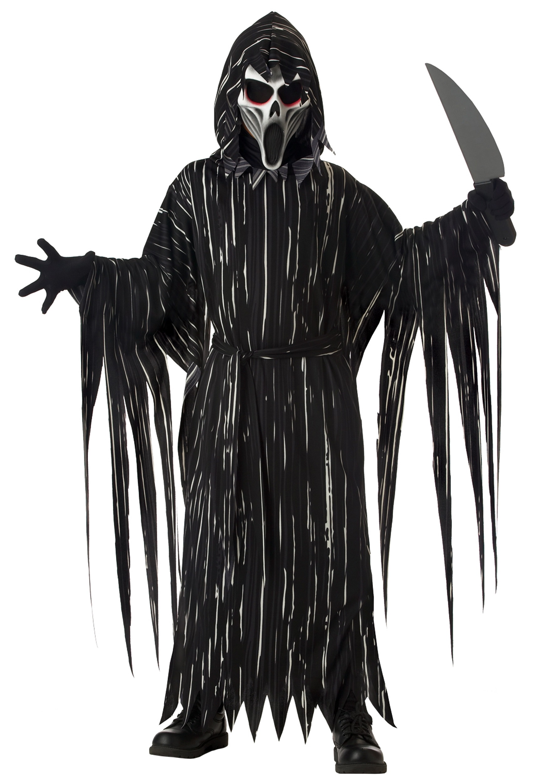 Photos - Fancy Dress California Costume Collection Scary Howling Horror Child Costume Black CA0 