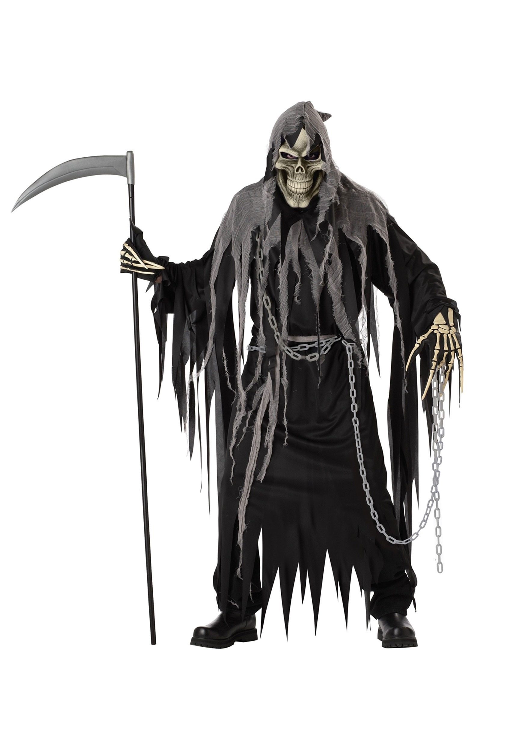 Photos - Fancy Dress California Costume Collection Adult Mr. Grim Costume | Skeleton Costumes B