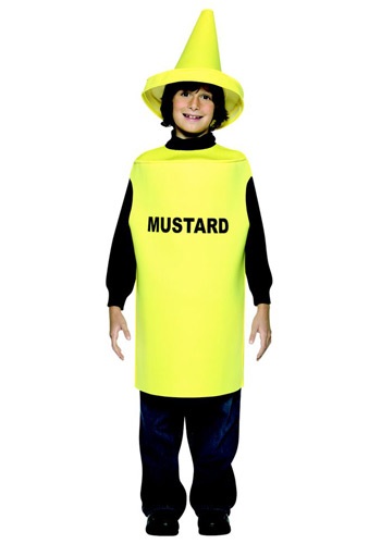 Kids Yellow Mustard Costume