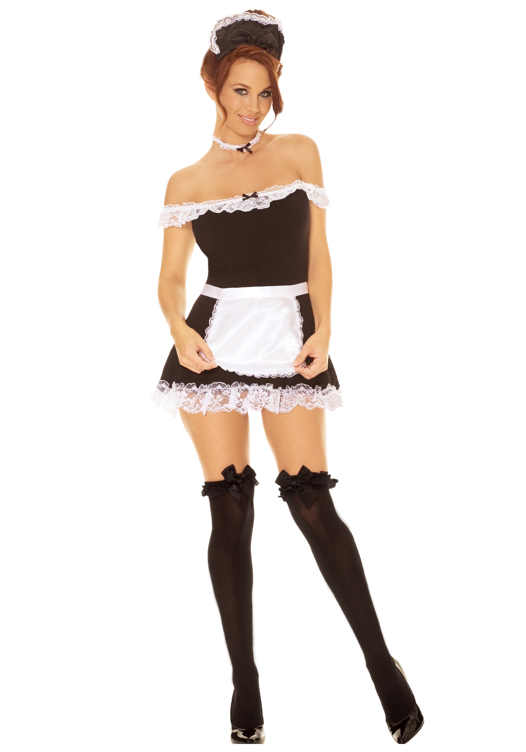 Sexy French Maid Womens Costume Sexy Halloween Costume For Women 3130