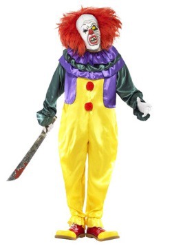 Classic Horror Clown Costume for Adults