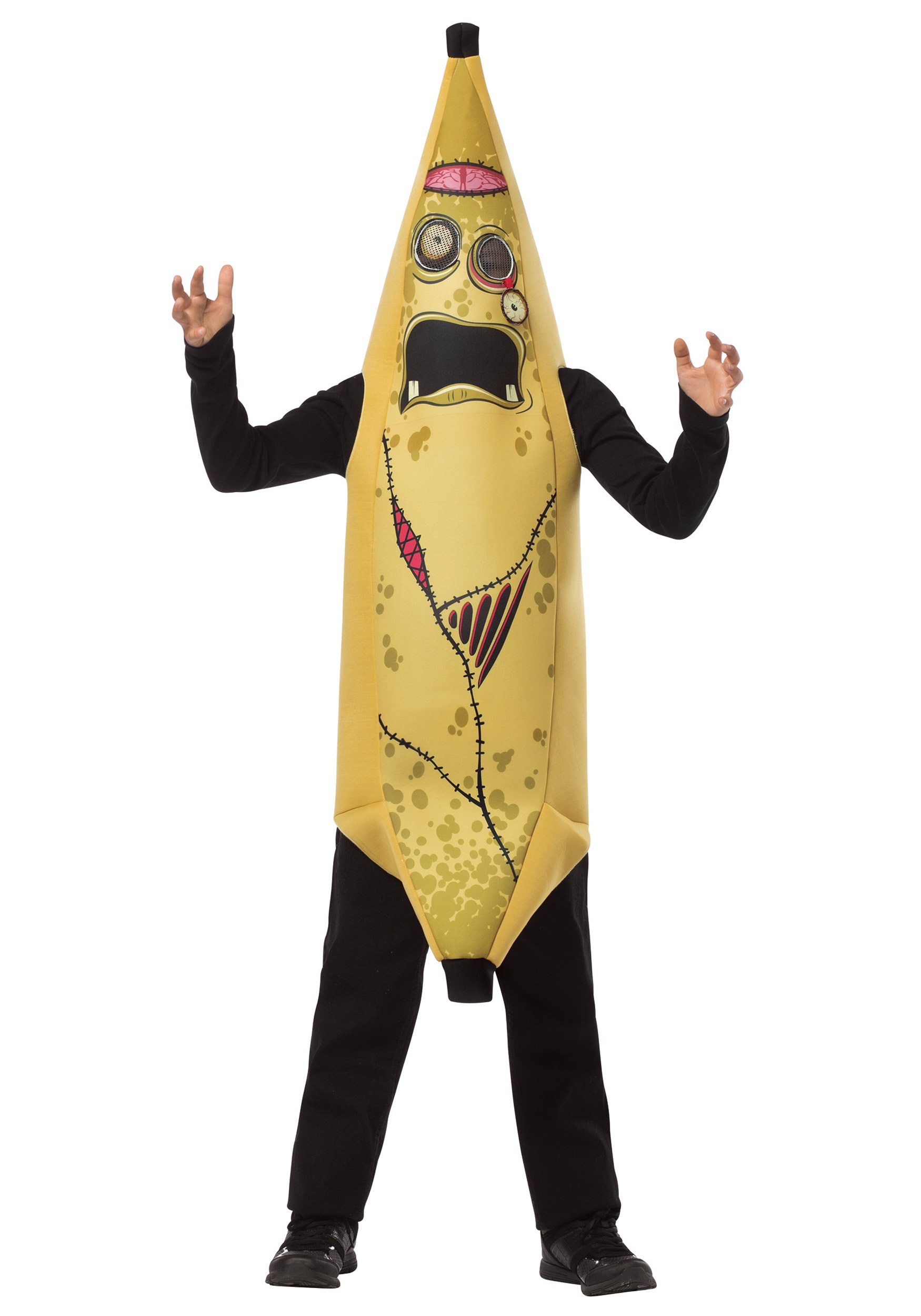 Crazy Zombie Banana Child Costume