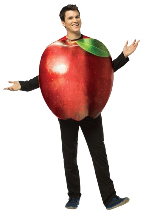 Adult Get Real Apple Costume