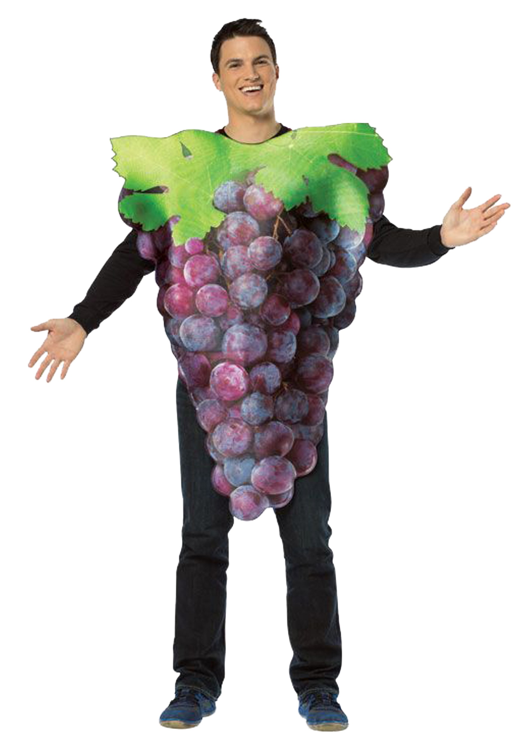Adult Purple Grapes Costume | Adult Food Costumes