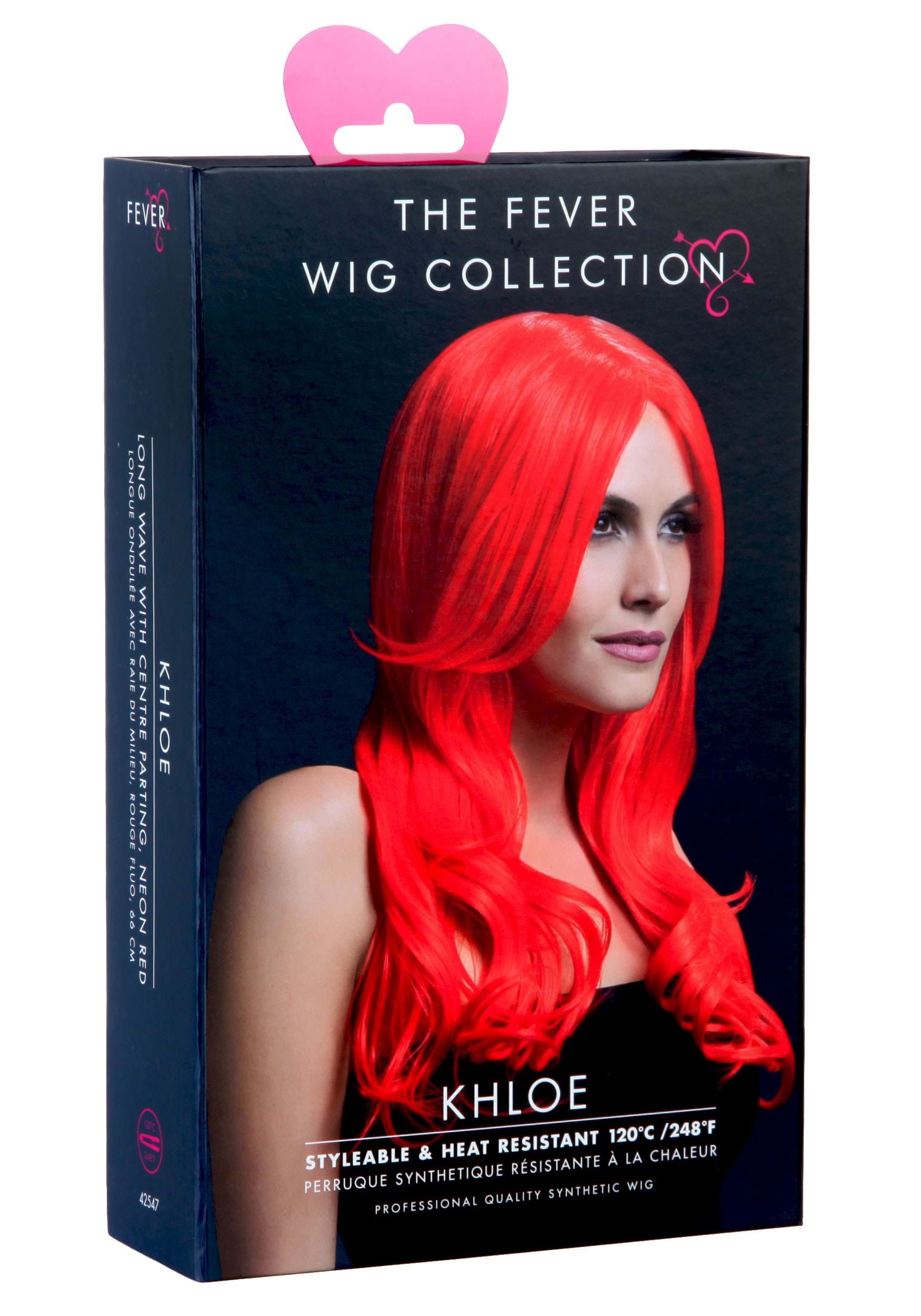 Neon Fever Khloe Red Wig