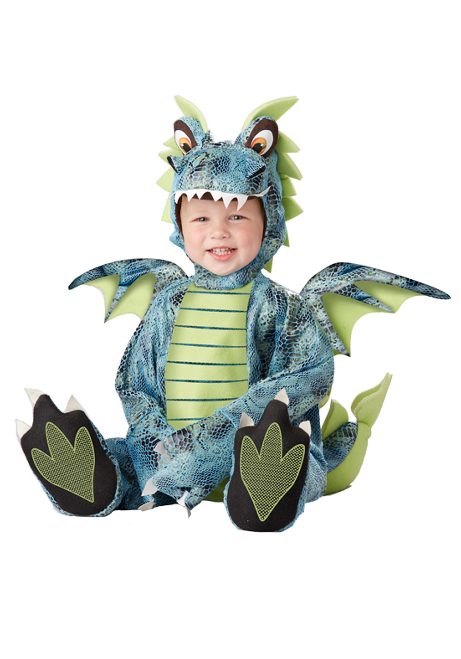 Photos - Fancy Dress California Costume Collection Darling Dragon Costume Green/Blue CA1002 