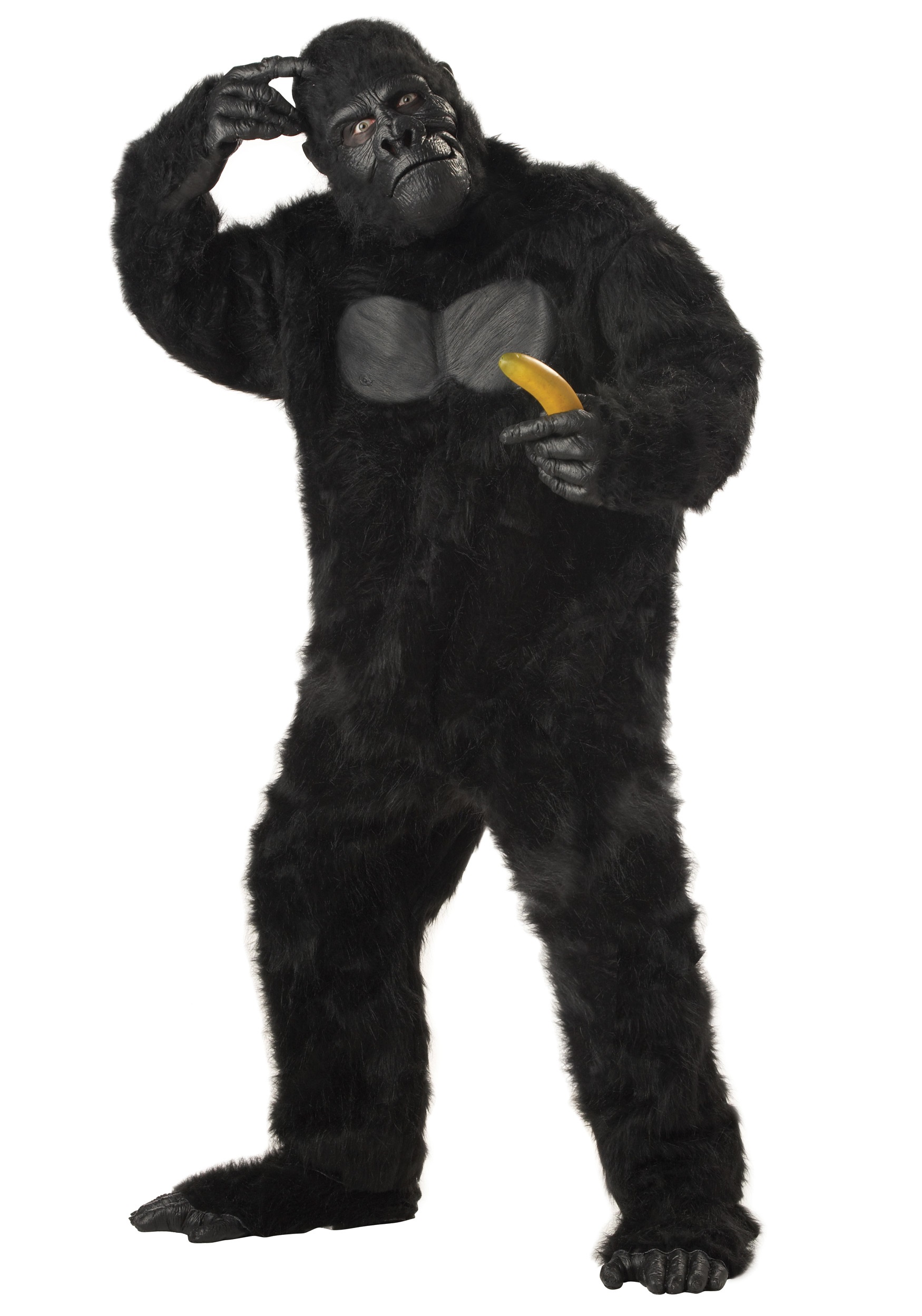  Monkey Chest Muscles Shirt Halloween Costume Gorilla