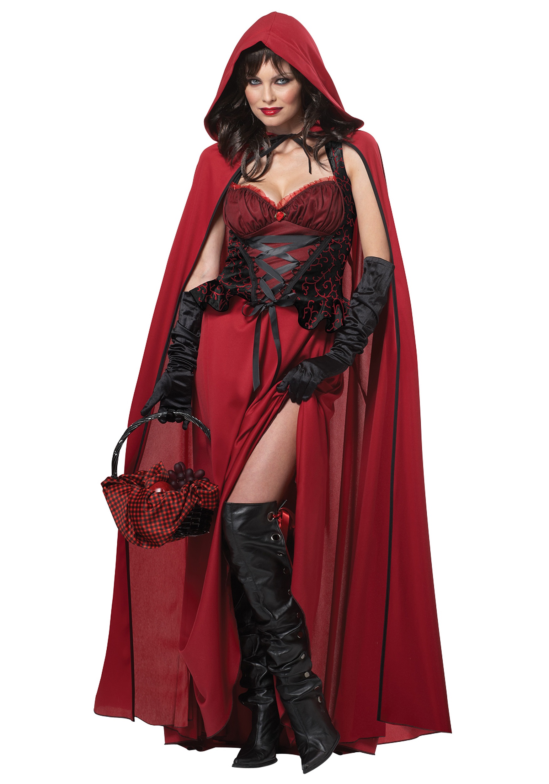 Dark Sexy Red Riding Hood Costume 8587