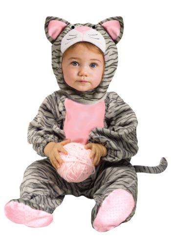 Striped Gray Kitten Costume
