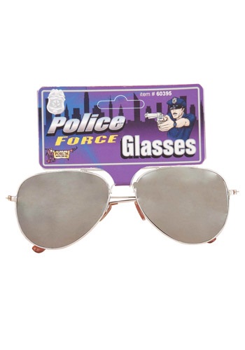 Police Force Mirrored Glasses