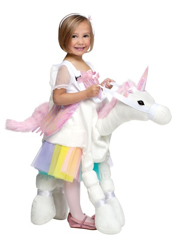 Girls Ride A Unicorn Costume