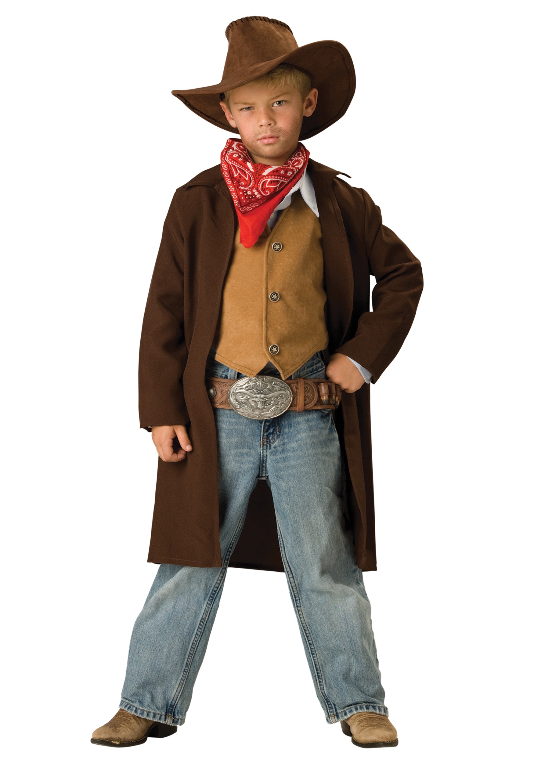 Rawhide Renegade Adult Plus Mens Costume Cowboy Duster Western Outlaw Ranger 