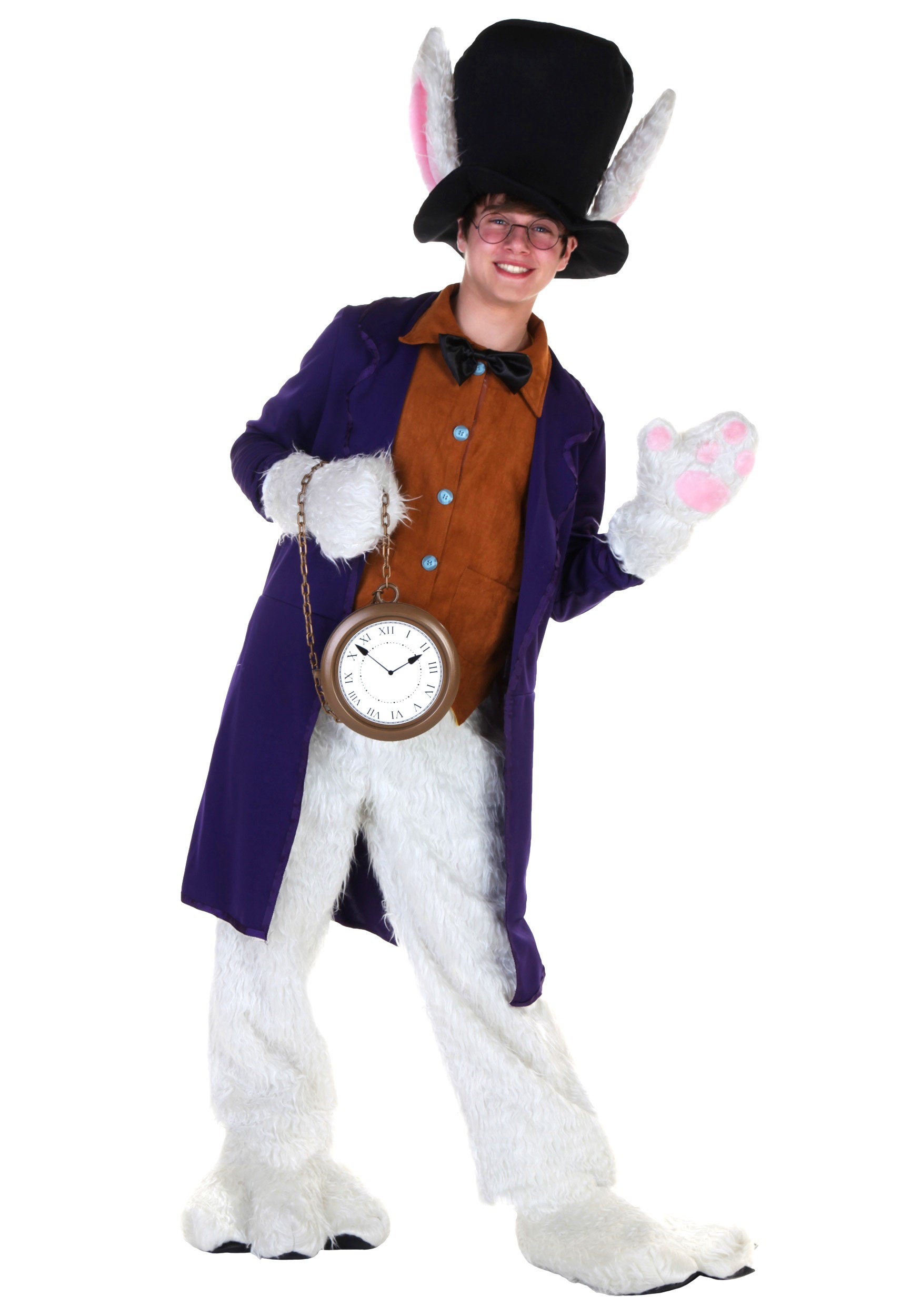 Wonderland White Rabbit Teens Costume
