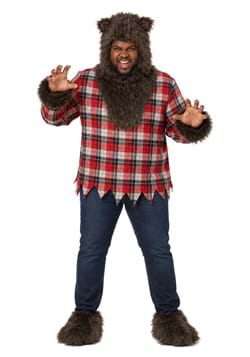 Plus Size Fierce Werewolf Men's Costume New main