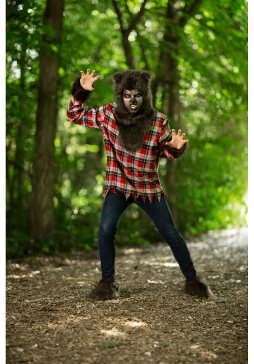 Fierce Werewolf Plus Size Men's Costume