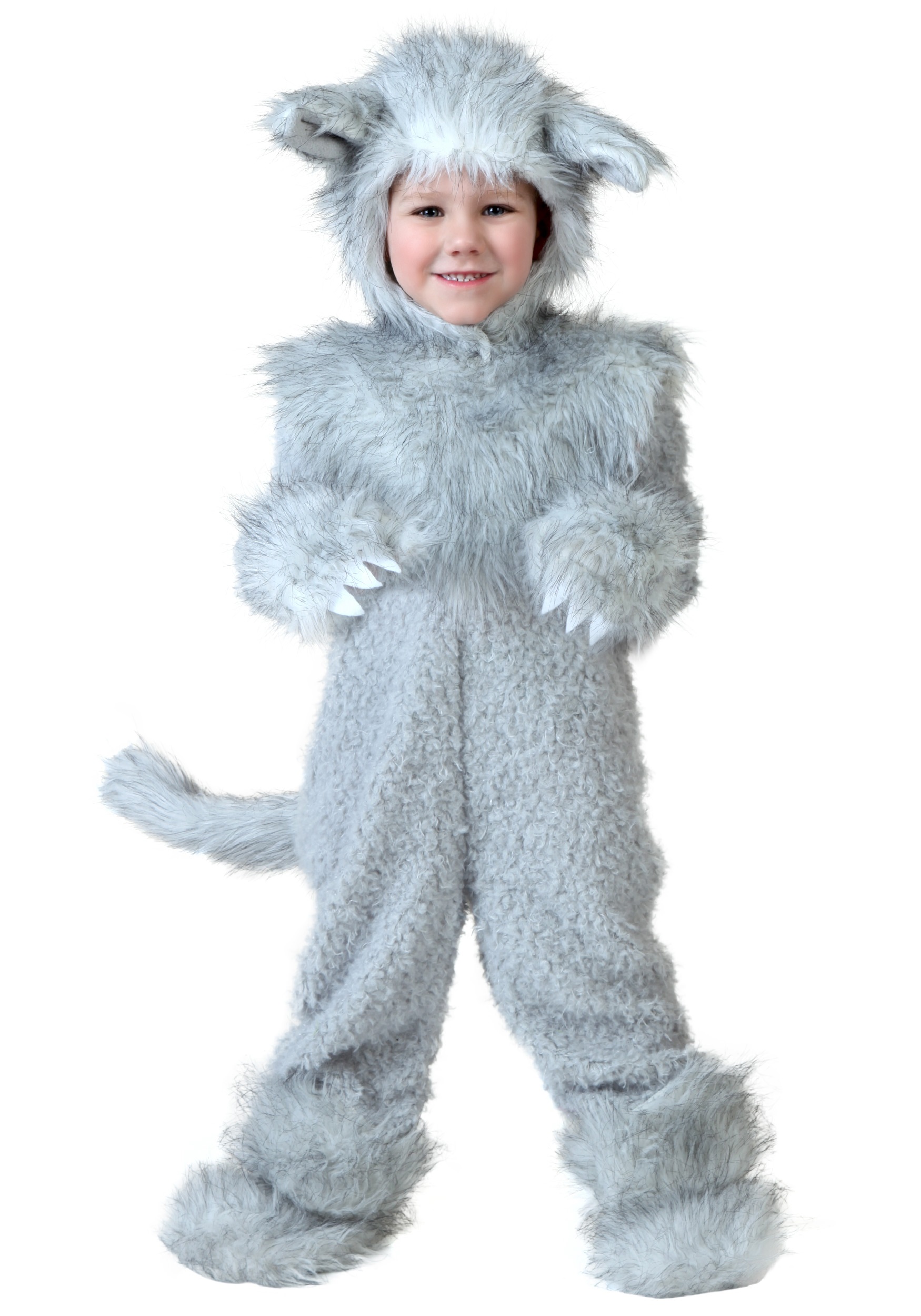 Photos - Fancy Dress Toddler FUN Costumes  Wolf Costume Gray FUN2689TD 