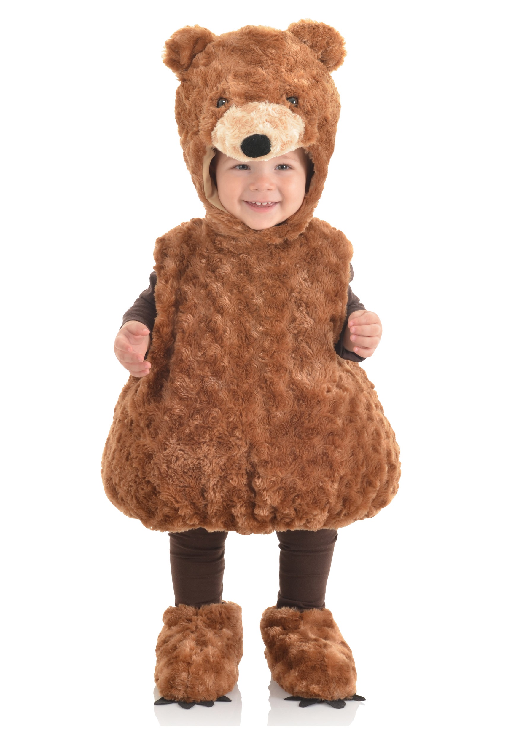 Photos - Fancy Dress Toddler Underwraps Teddy Bear  Costume Yellow UN25816 