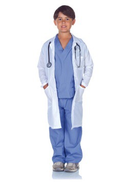 Doctor Scrubs with Lab Coat for Kids