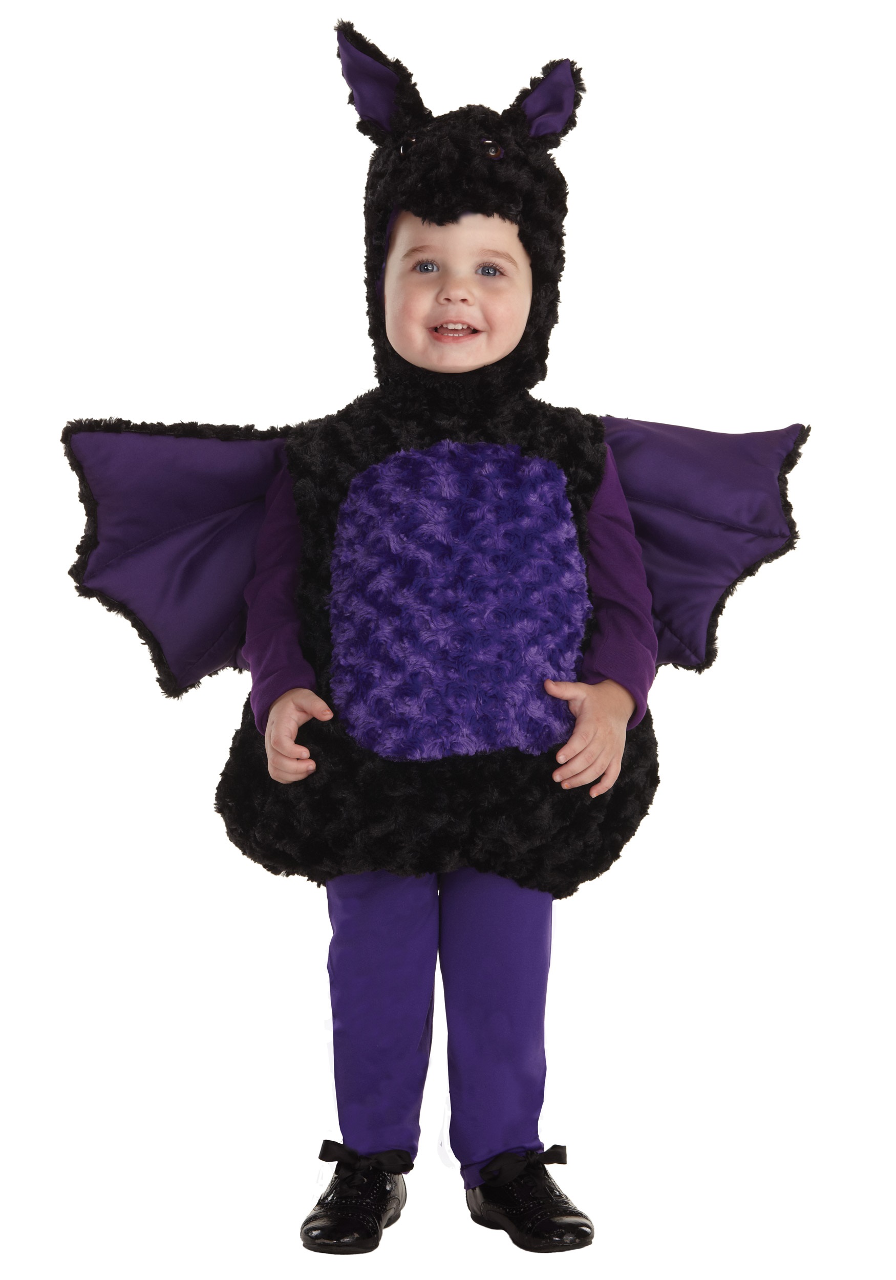 Photos - Fancy Dress Toddler Underwraps Purple Bat  Costume | Kid's Animal Halloween Costumes Pu 