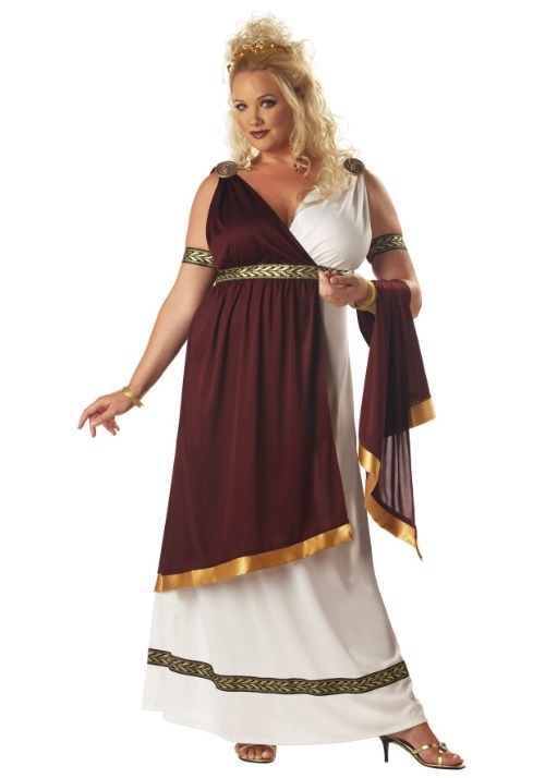 Womens Plus Size Toga Costume