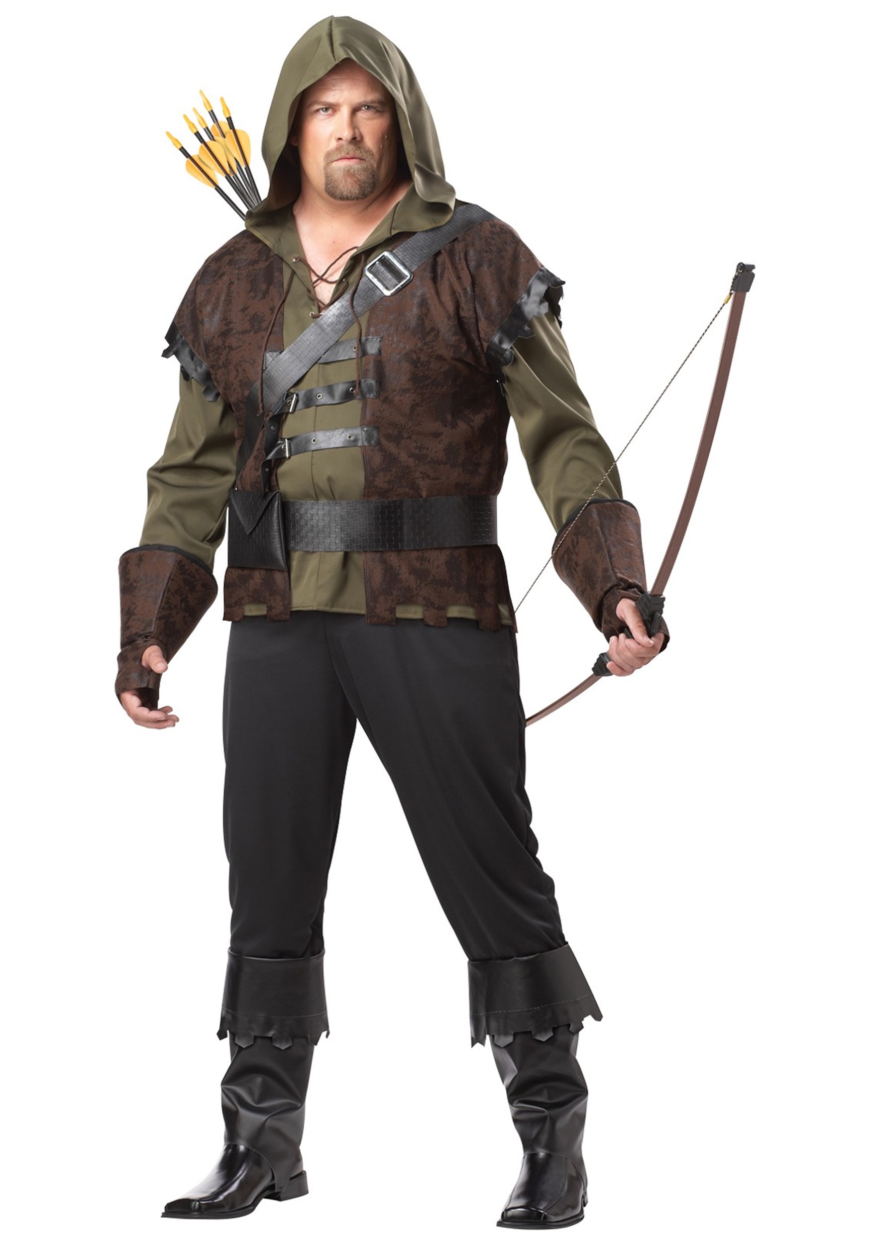 Plus Size Robin Hood Sherwood Costume for Men