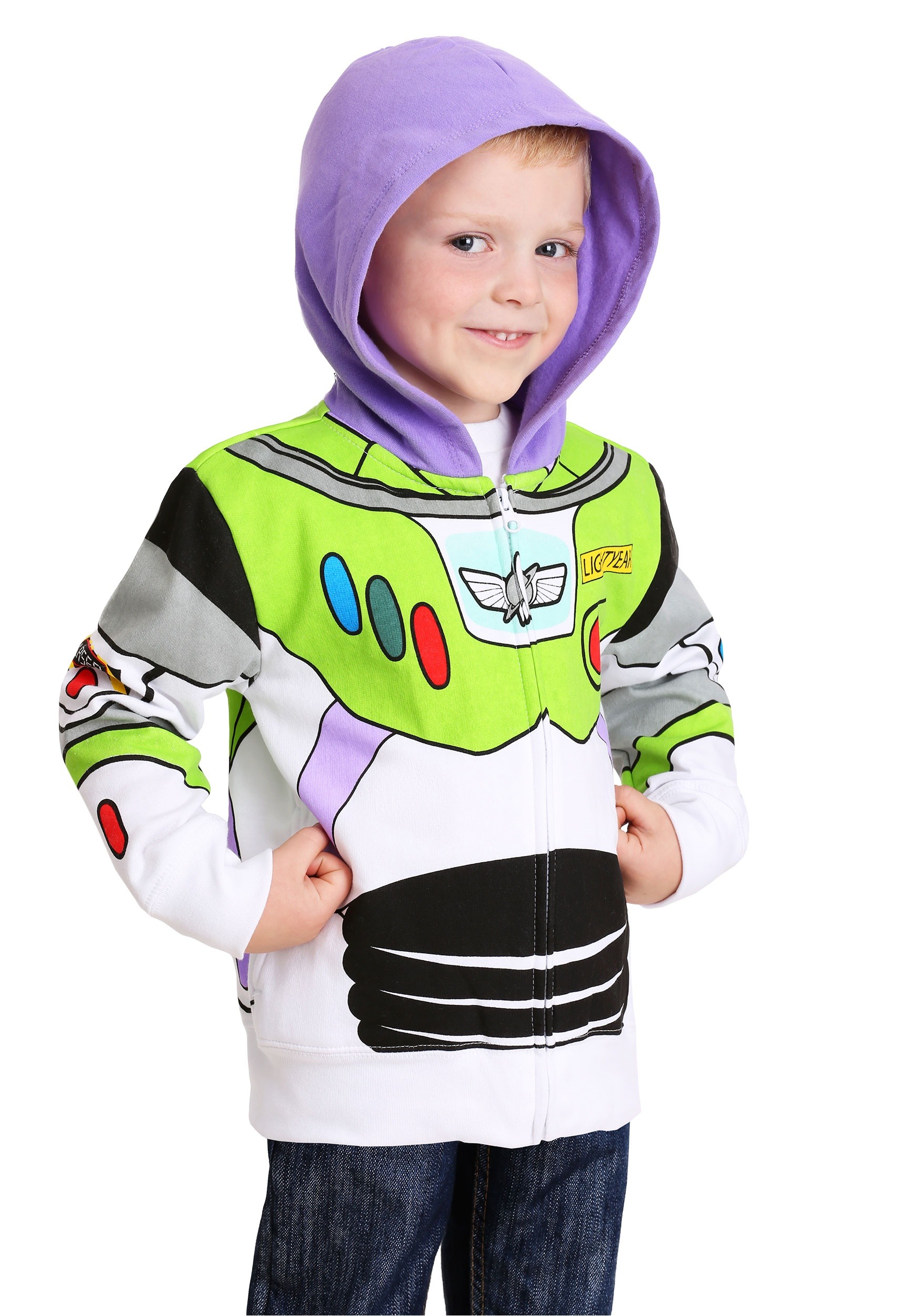 Toddler Toy Story Buzz Lightyear Costume Hoodie 
