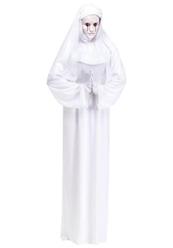 Adult White Possessed Nun Costume