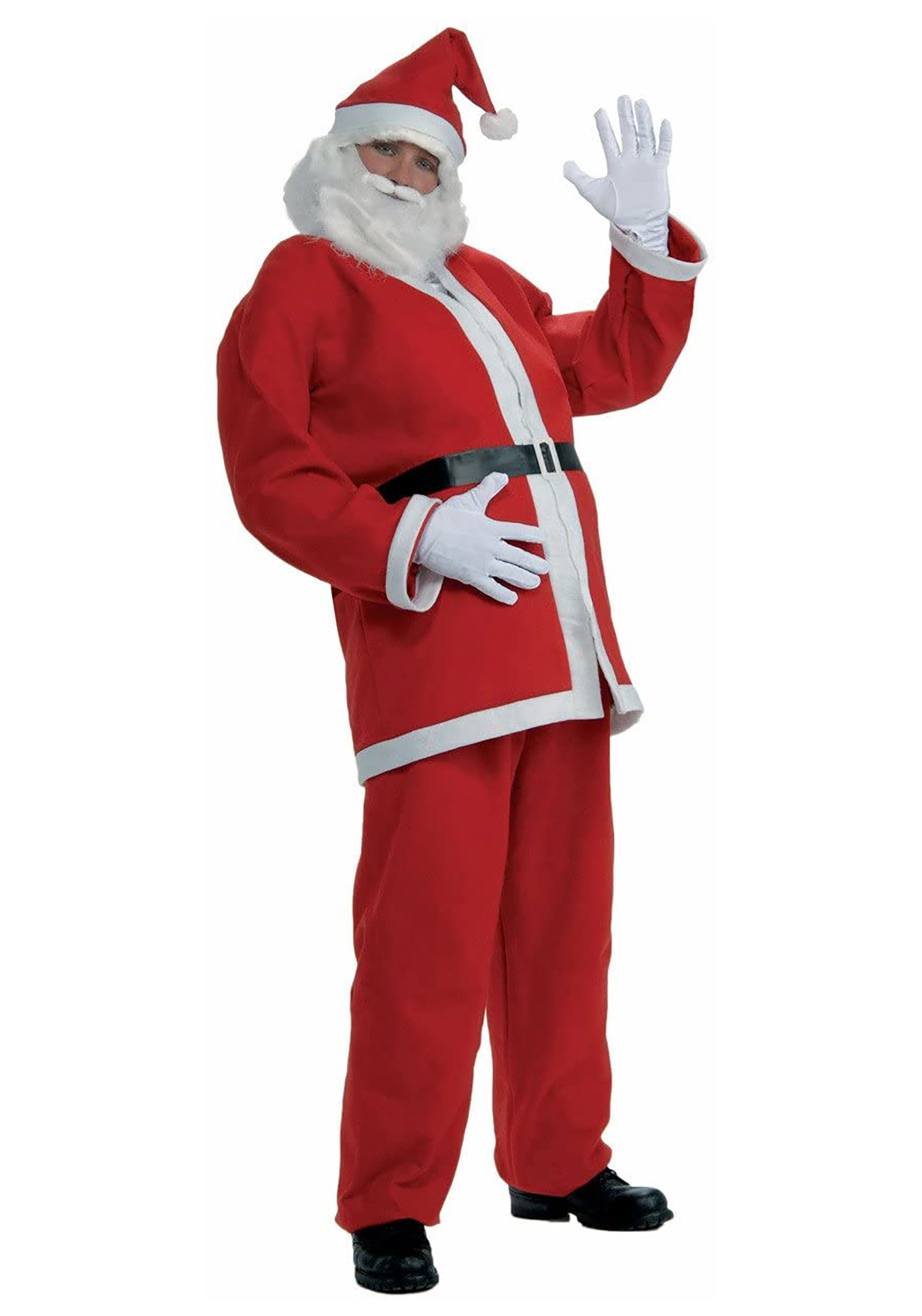 Photos - Fancy Dress SIMPLY Forum Novelties, Inc Plus Size Men's  Santa Costume Red FO72220 