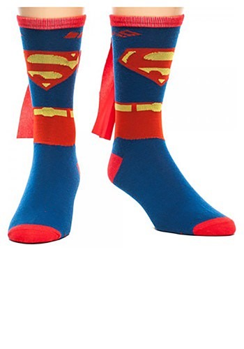 Superman Cape Crew Socks