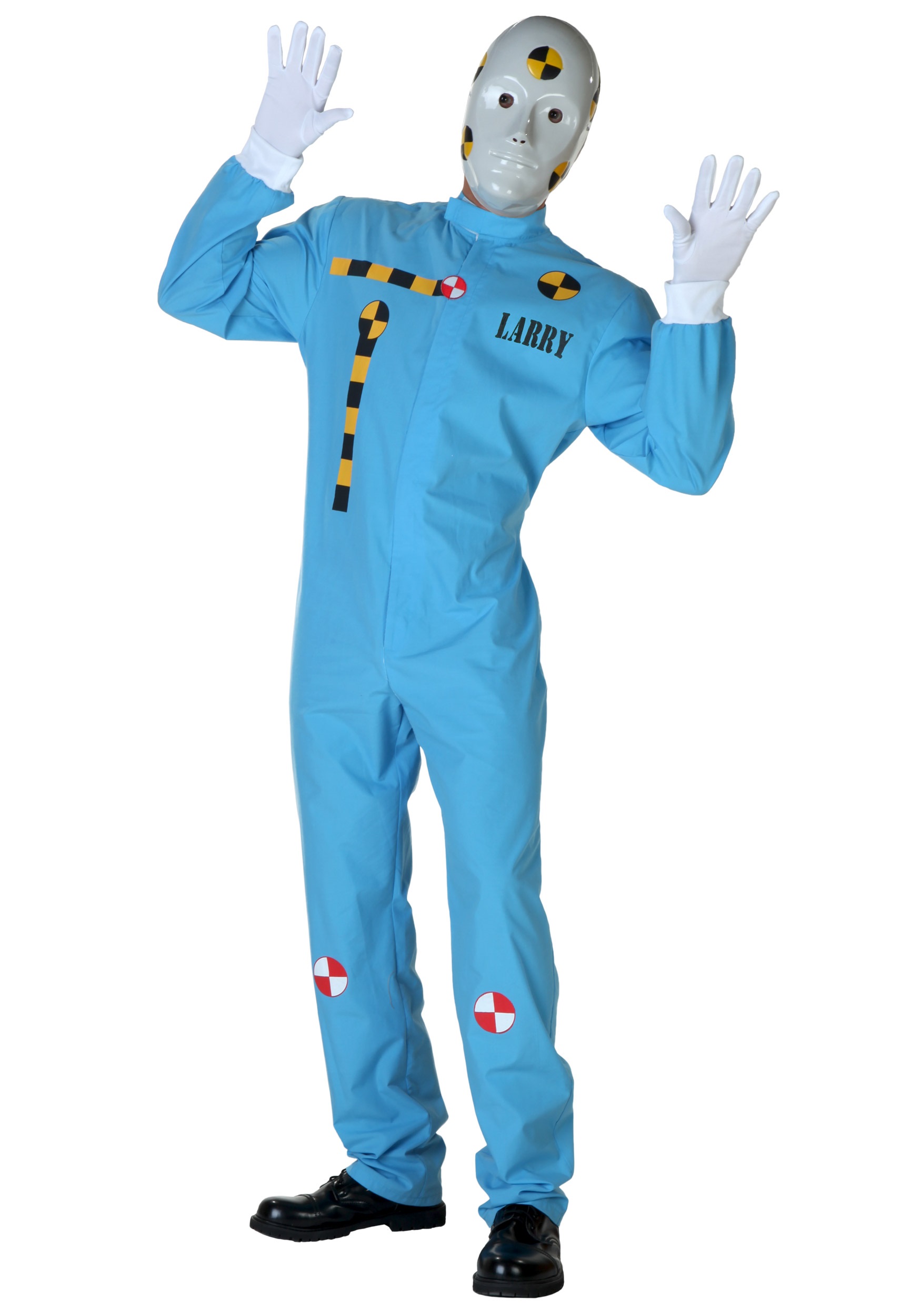 Photos - Fancy Dress FUN Costumes Crash Test Dummy Men's Costume | Adult Halloween Costumes Blu