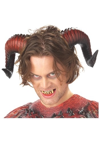 Demonic Devil Horns and Teeth