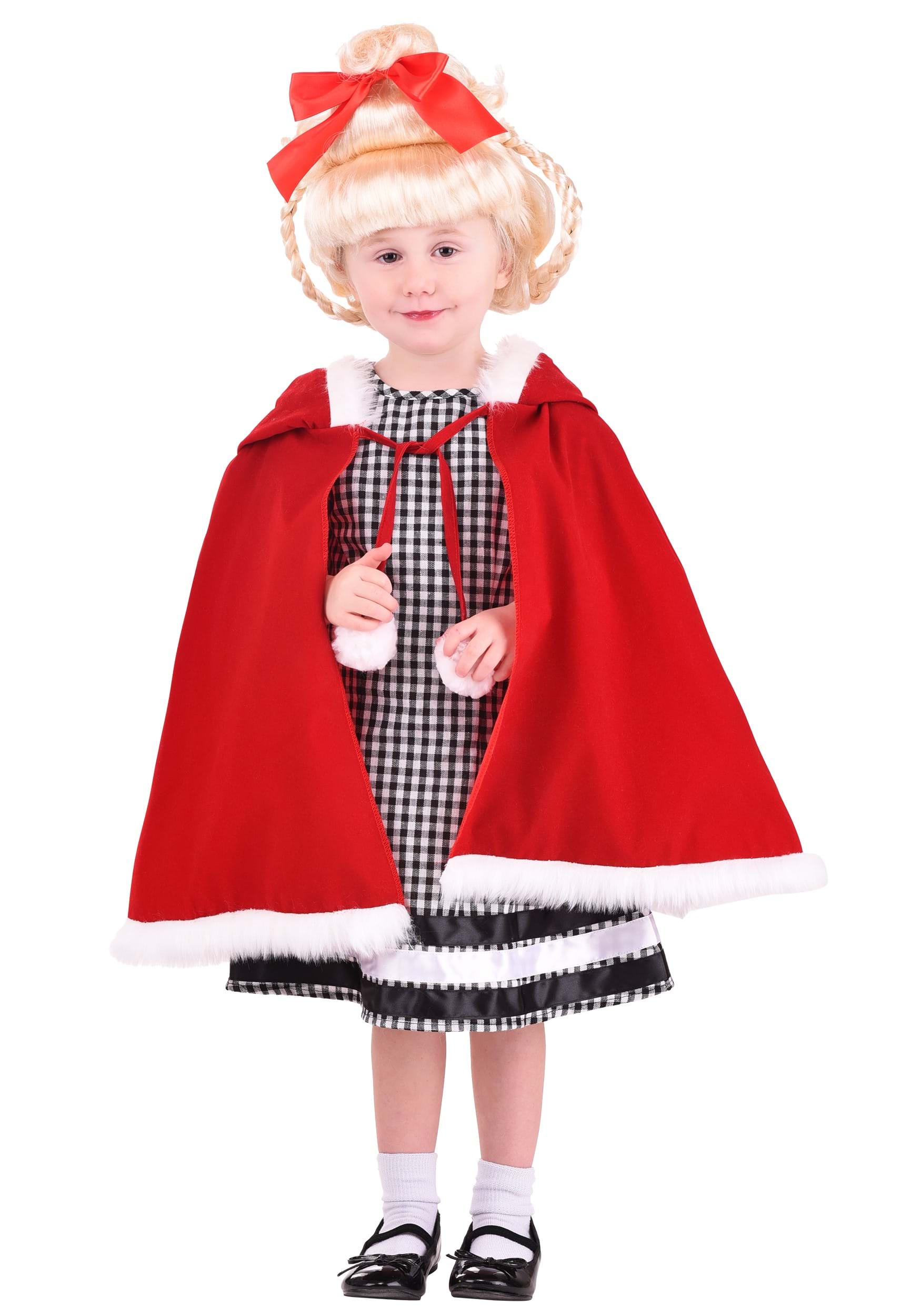 Photos - Fancy Dress Toddler FUN Costumes Dr. Seuss  Cindy Lou Who Costume Dress | How the Grinc 