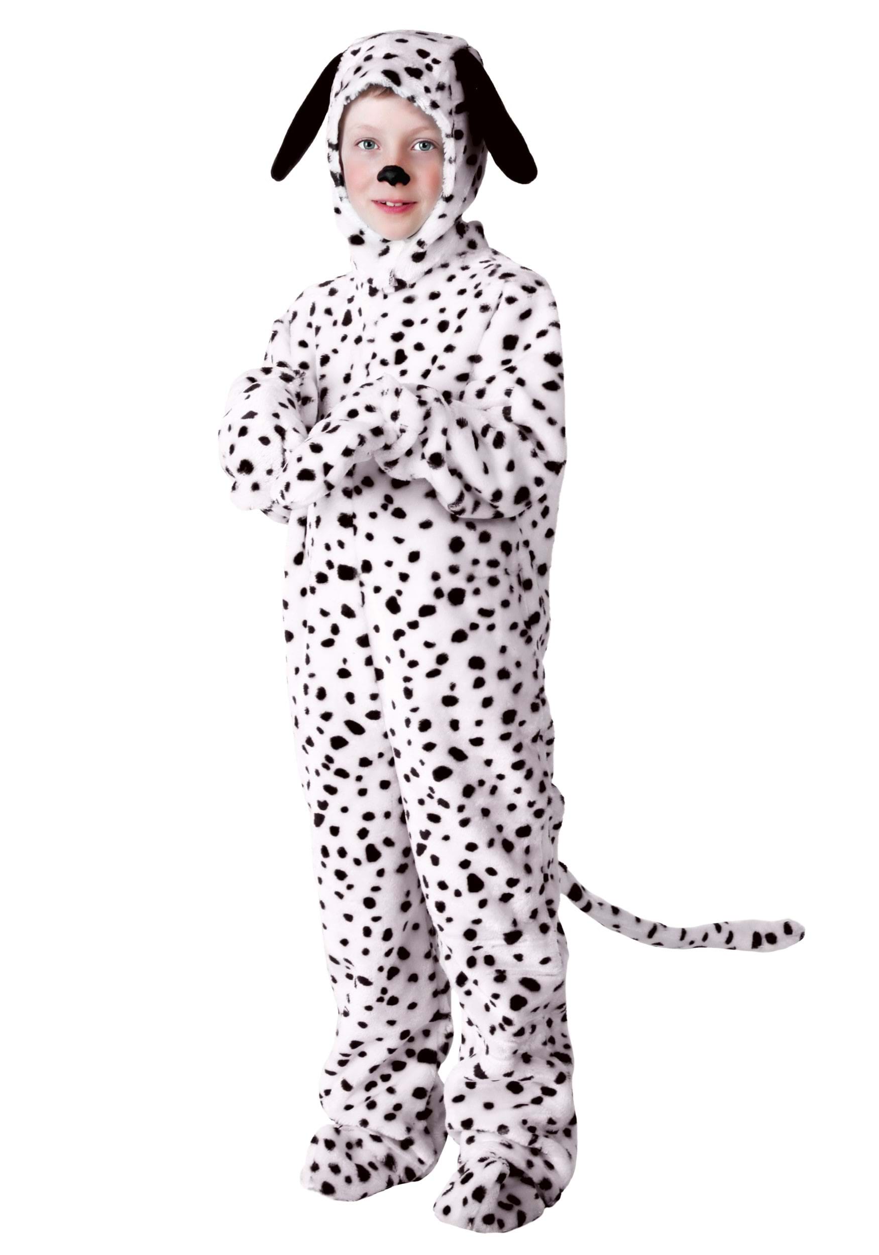 Photos - Fancy Dress FUN Costumes Dalmatian Costume for Kids | Dog Jumpsuit | Exclusive Black&#