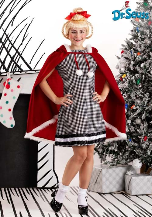 Women's Dr. Seuss Cindy Lou Who Costume Dress