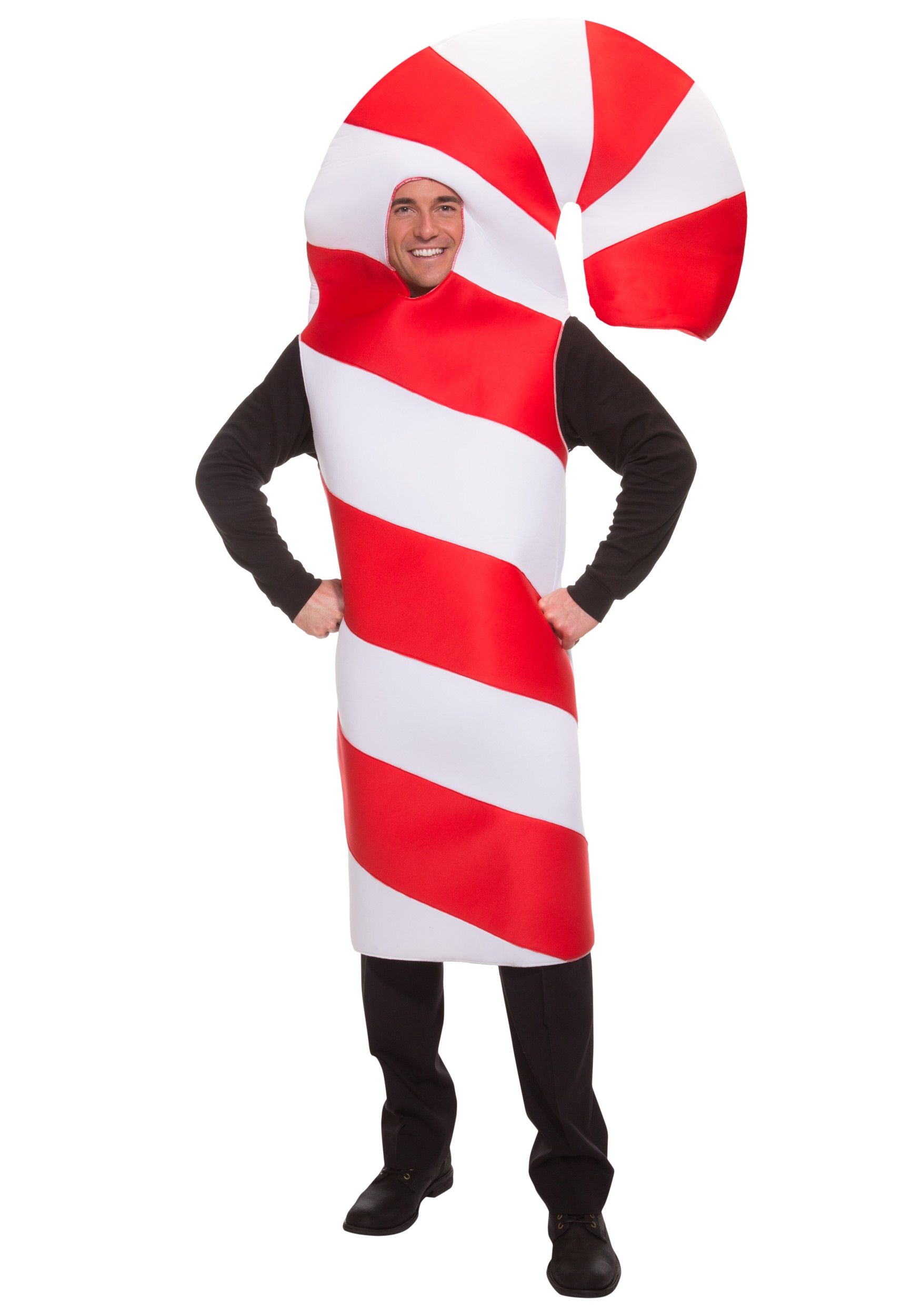 Photos - Fancy Dress Candy FUN Costumes  Cane Adult Costume Red/White FUN2679AD 