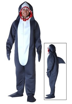Men's Grey Shark Costume