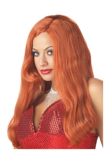 Sultry Red Movie Star Wig