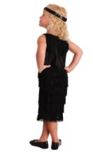 Toddler Black Fringe 20s Flapper Costume Alt 1