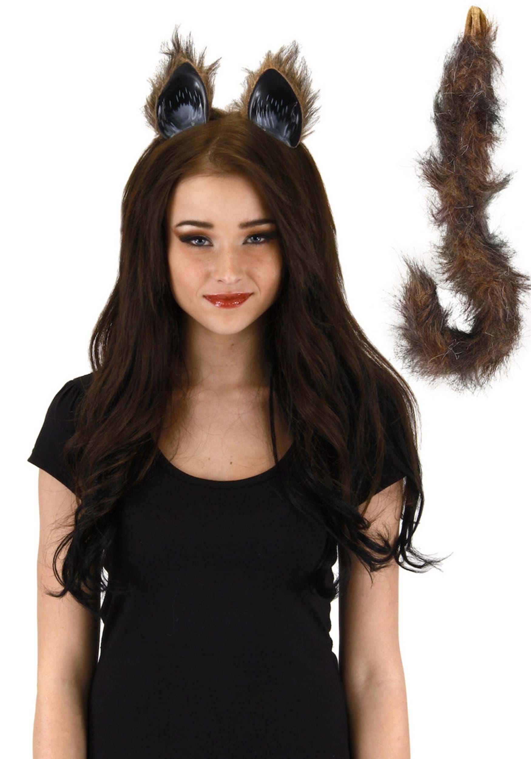 Cat Ears & Tail Costume Accessory Kit