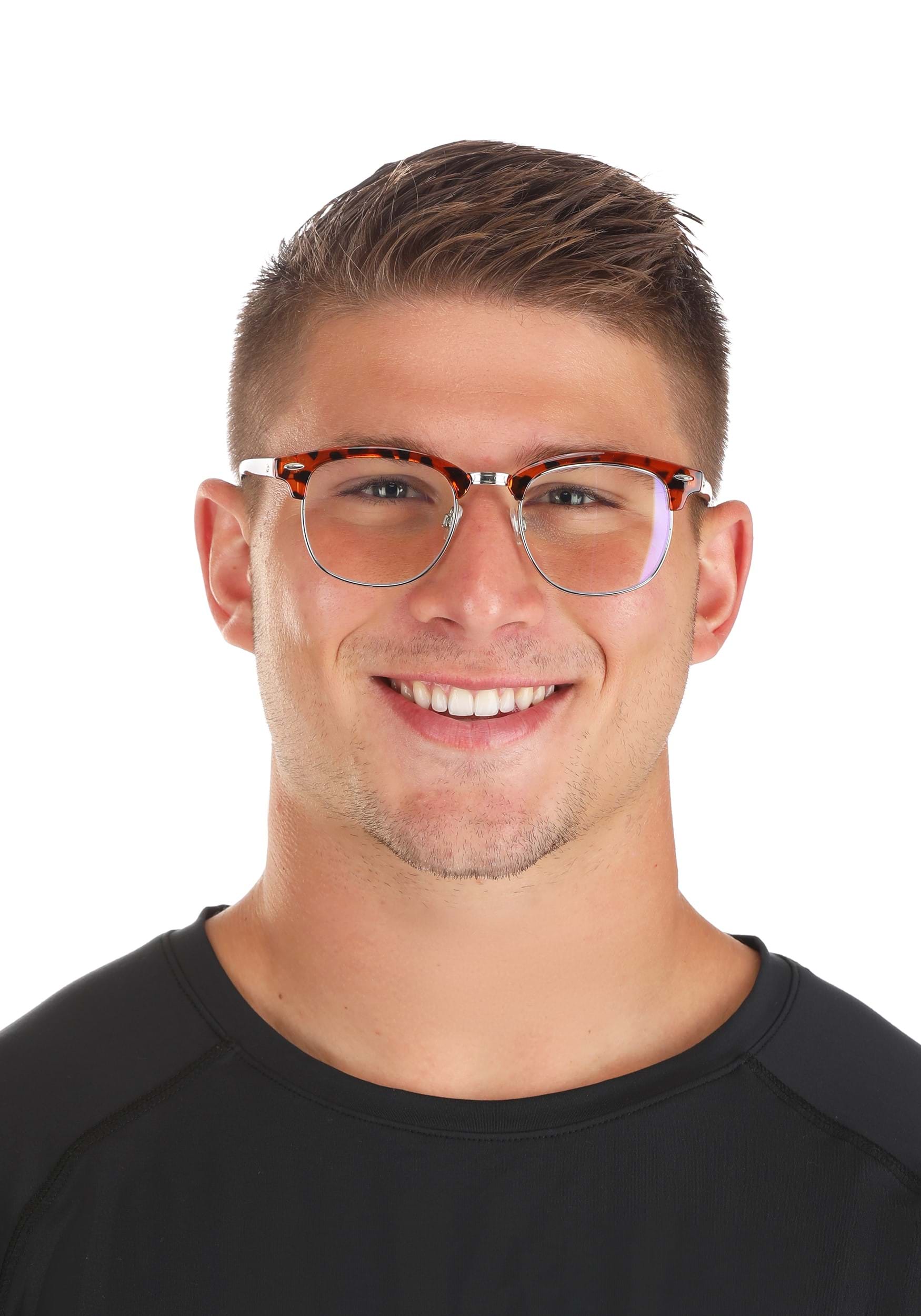 Clear Mr. 50's Glasses