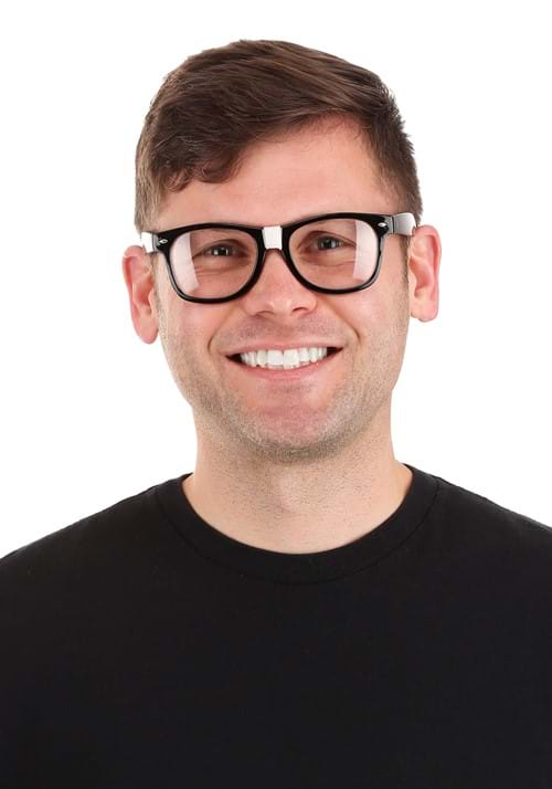 Nerdy Black Costume Glasses