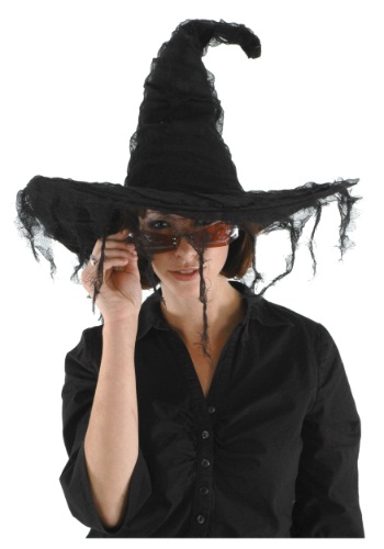 Grunge Witch Black Hat