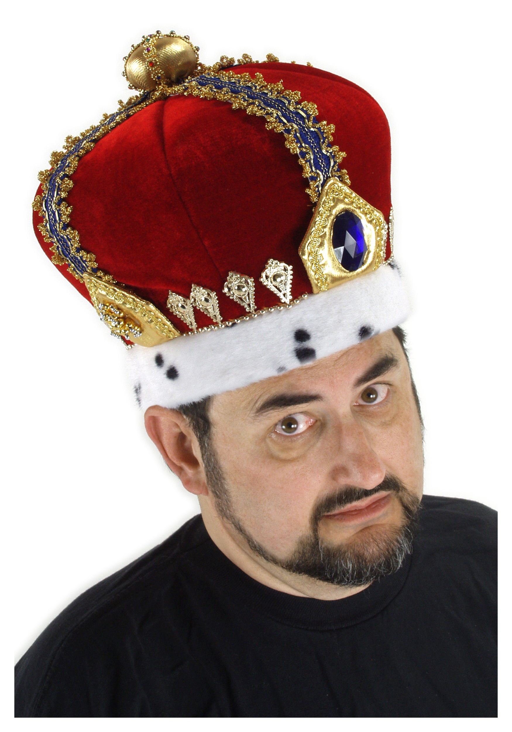 Royal King Costume Hat for Adults