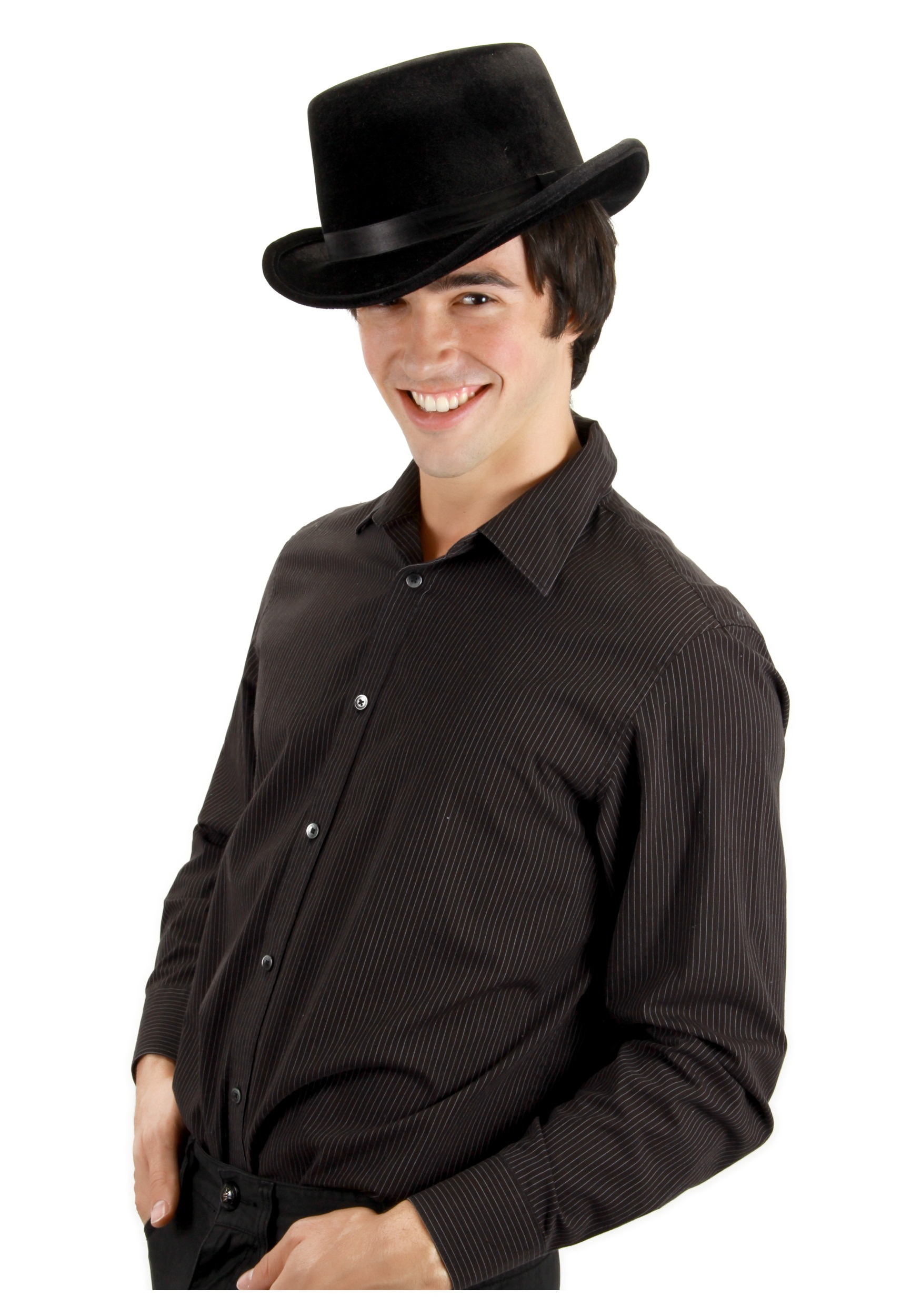 Top Costume Hat Black For Adult