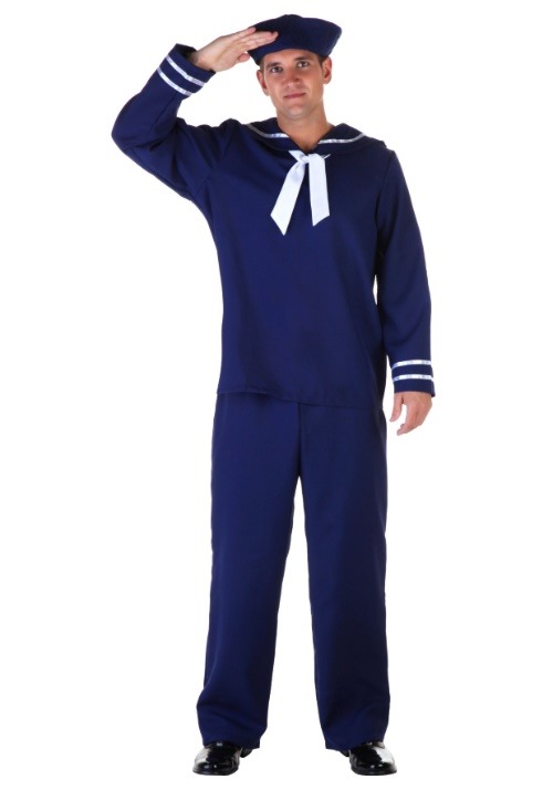 Mens Blue Sailor Costume cc1